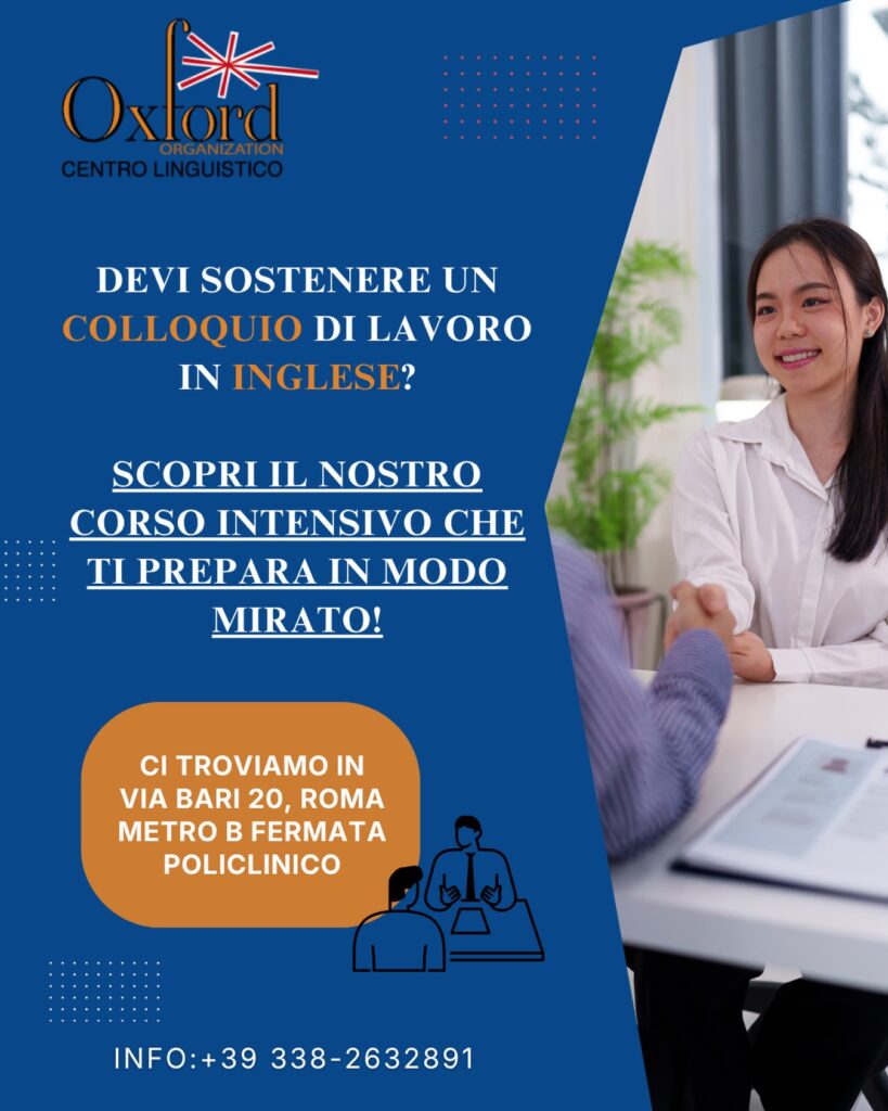 Colloqui di lavoro in Inglese